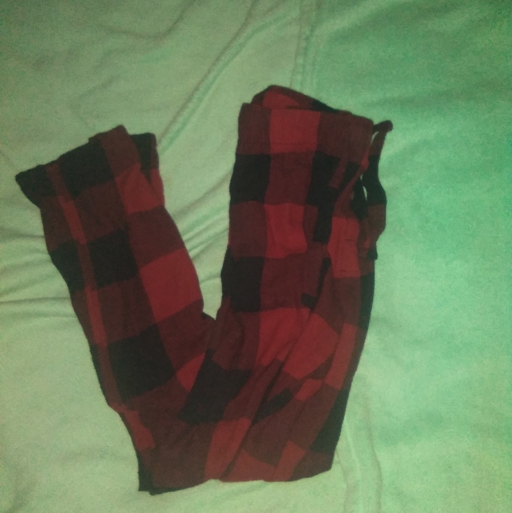 Plaid pajama pants